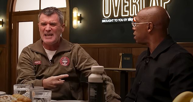 Roy Keane and Ian Wright clashed when discussing Arsenal