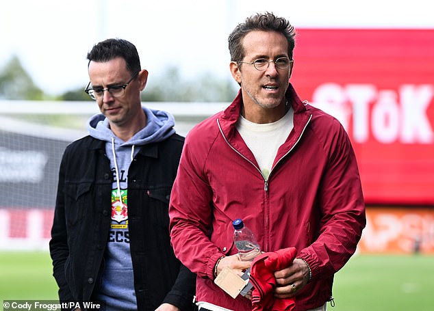 Ryan Reynolds swapped New York for North Wales as he flew in to watch Wrexham face QPR