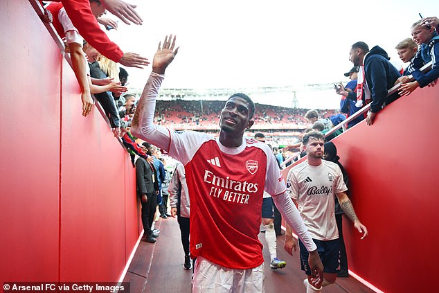Cristhian Mosquera shone on his first start for Arsenal, in Saturday