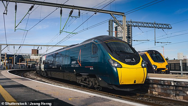 Rail passengers on the
