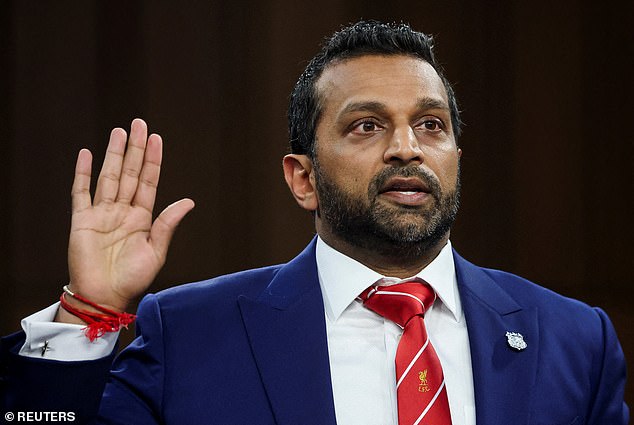 FBI Director Kash Patel has gone viral after wearing a Liverpool FC tie during his Senate hearing