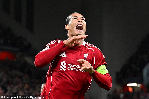 Virgil van Dijk was the hero on Wednesday night as Liverpool kept up their incredible record of scoring late winners this season