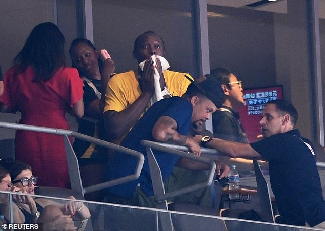 Usain Bolt reacted in astonishment to Gout Gout