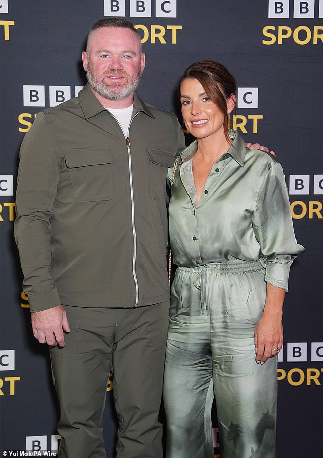Wayne Rooney has admitted he once locked Coleen (right) out of the house due to here allegiance to Liverpool
