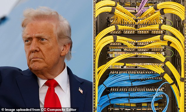 Top Trump: Thanks to the AI boom, the number of UK data centres could increase by 20 per cent, spurred by the ambition to reach six gigawatts of capacity by 2030