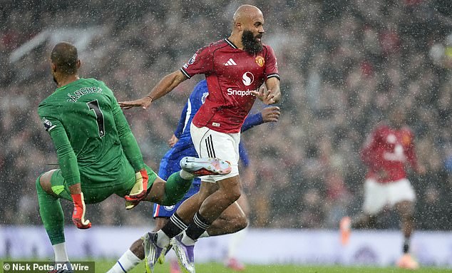 Chelsea goalkeeper Robert Sanchez was sent off for cleaning out Bryan Mbeumo after four minutes