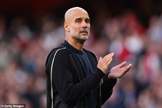 Manchester City boss Pep Guardiola left the capital in confident mood despite his side