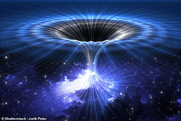 Researchers from the Chinese Academy of Sciences say that the strange signal might have travelled to Earth from another universe (stock image)