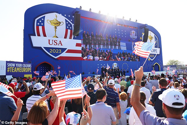 The Ryder Cup opening ceremony has been brought forward 24 hours due to thunderstorms