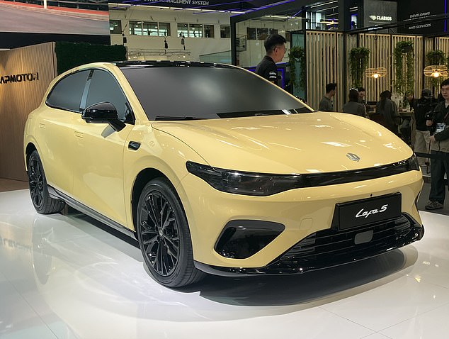 Debut: Leapmotor has just unveiled its next new model, the B05 hatchback, which goes on sale next year