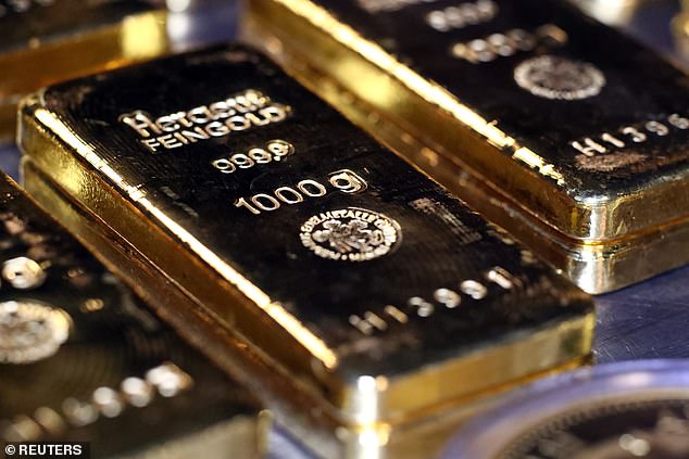 Safe haven: Gold rose as high as $3,831 as investors, worried about federal finances in Washington, looked for somewhere safe to put their cash
