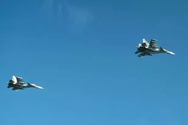 Two Russian Su-30 jets were intercepted