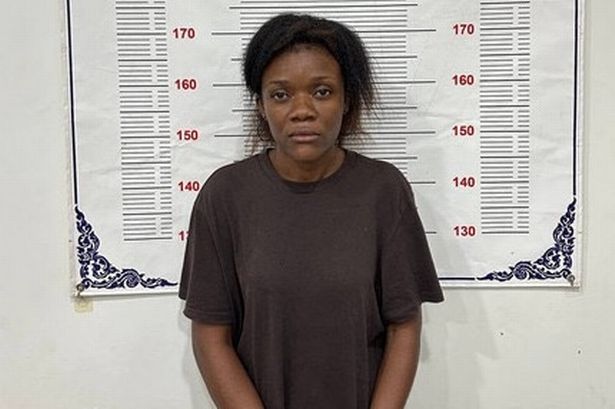 Kidikila Nganda Glodie, 33, was arrested for murder 17 hours later at a local beauty salon