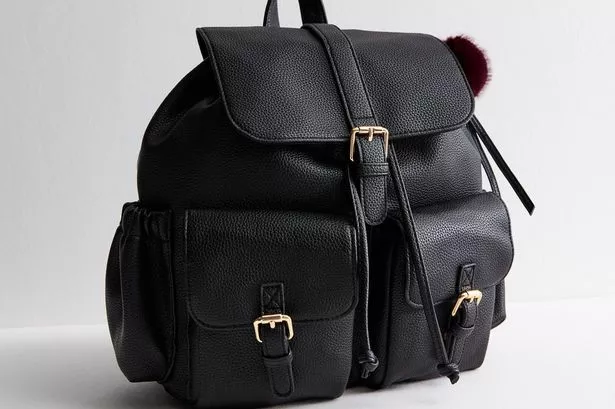 New Look faux leather backpack