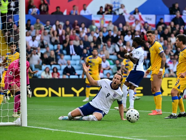 england s striker harry kane reacts after failing to score during the 2026 world cup group k qualifier photo afp