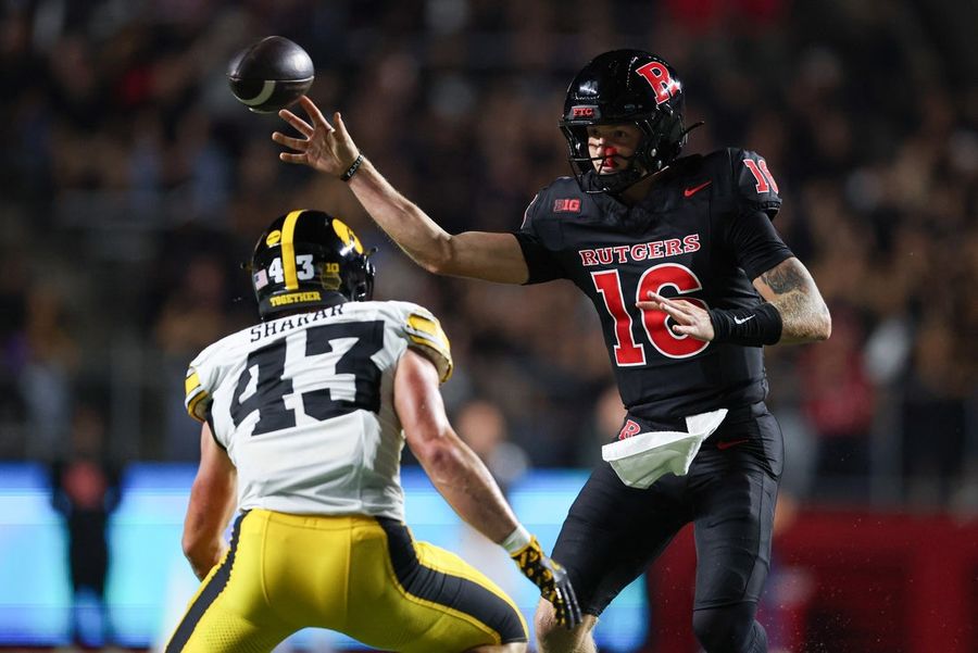 NCAA Football: Iowa at Rutgers