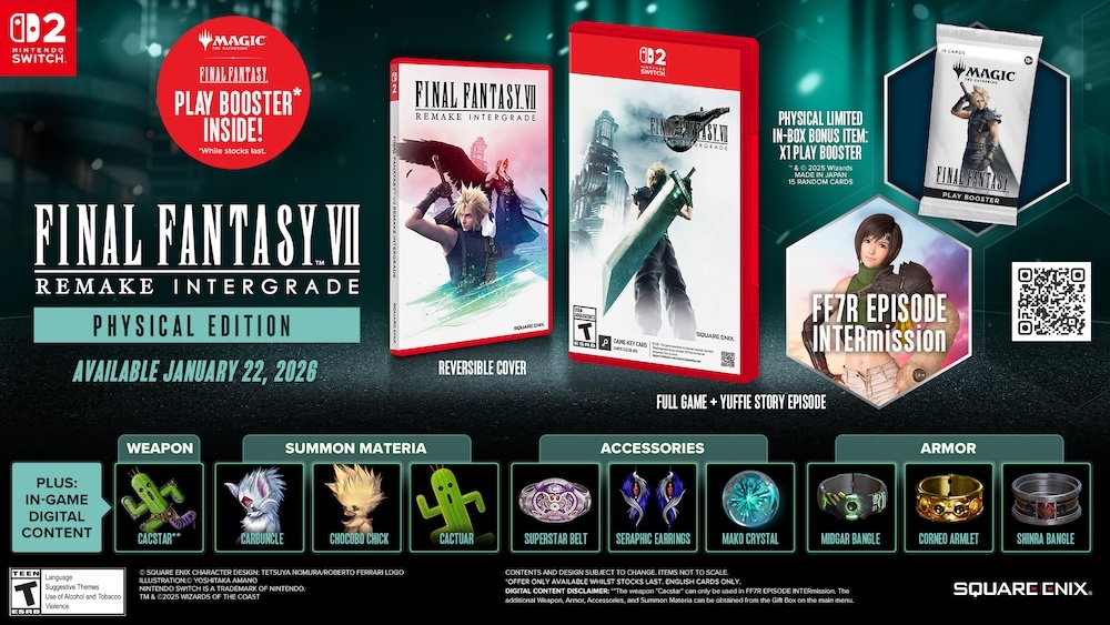 Final Fantasy 7 Remake Intergrade for Nintendo Switch 2