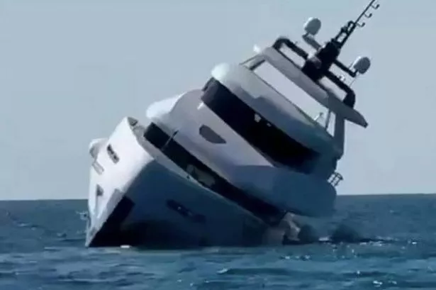 A luxury yacht worth nearly $1 million plunged into the waters off the shore of Turkey just 15 minutes after its maiden voyage