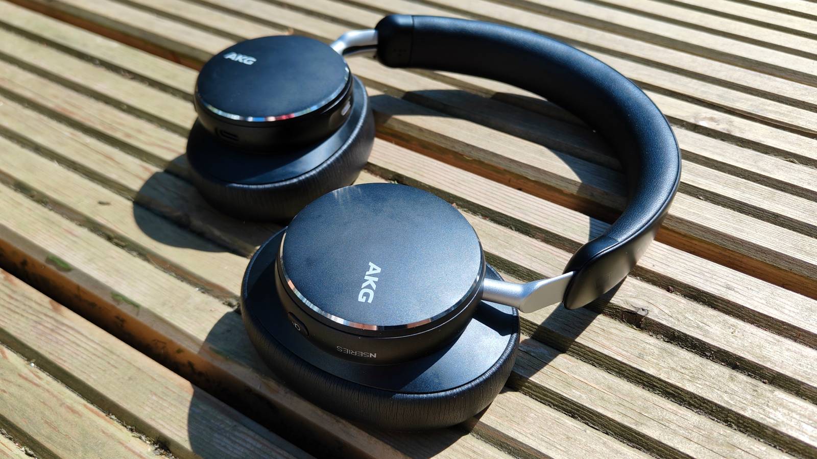The AKG N9 on a wooden floor.