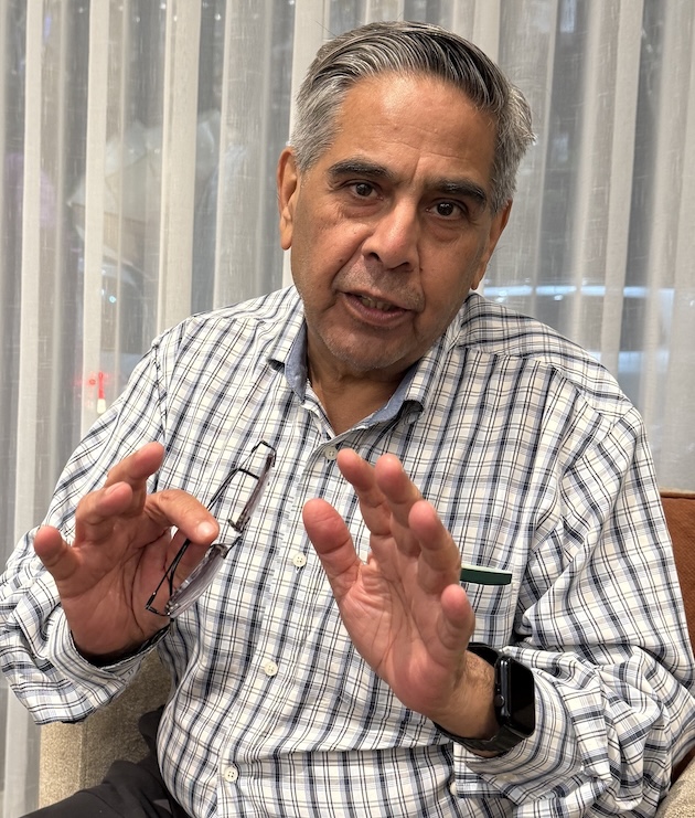 Ali T. Sheikh, a leading expert on sustainable development and climate change in Pakistan. Credit: Zofeen Ebrahim/IPS