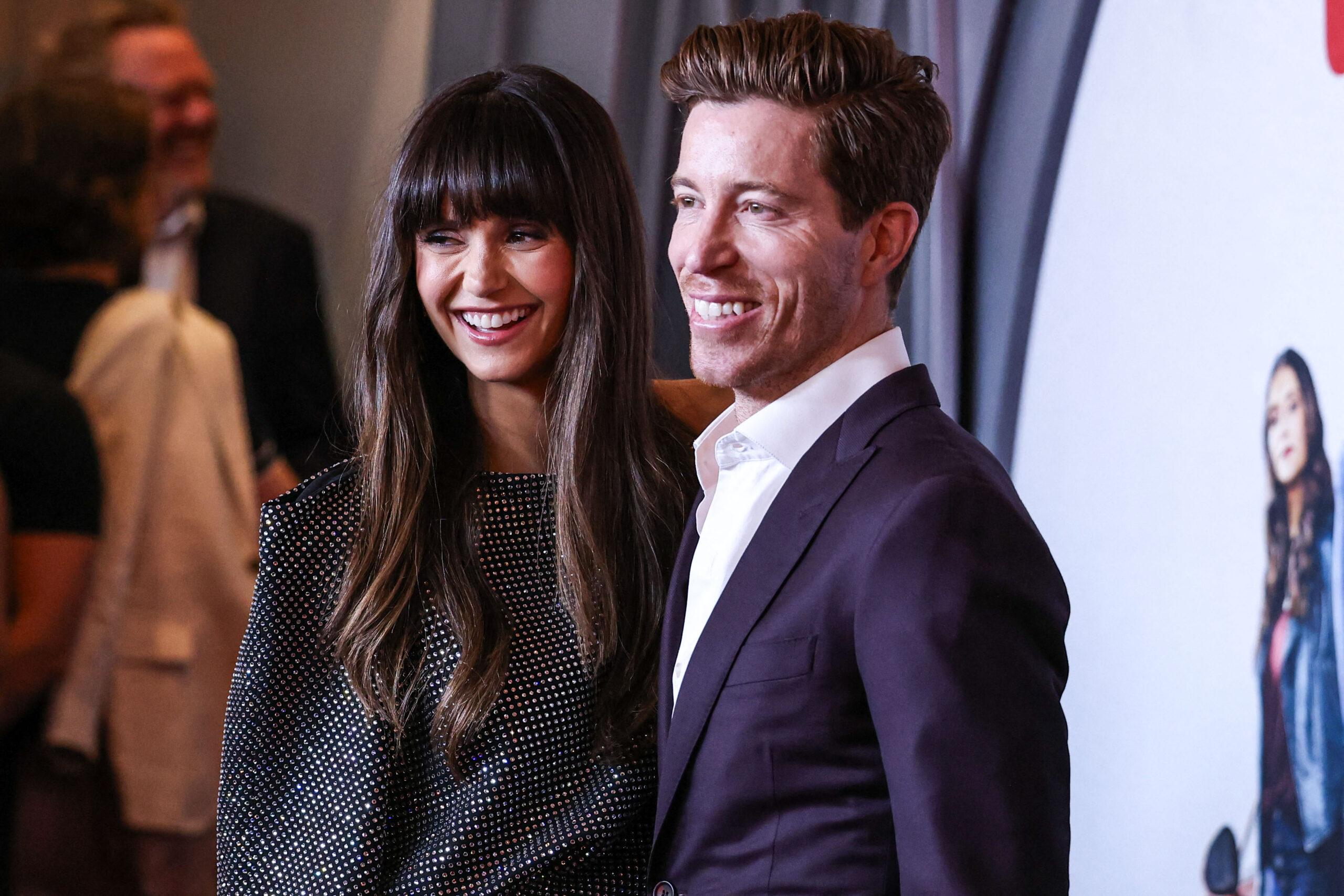 Nina Dobrev and Shaun White at Los Angeles Premiere Of Netflix