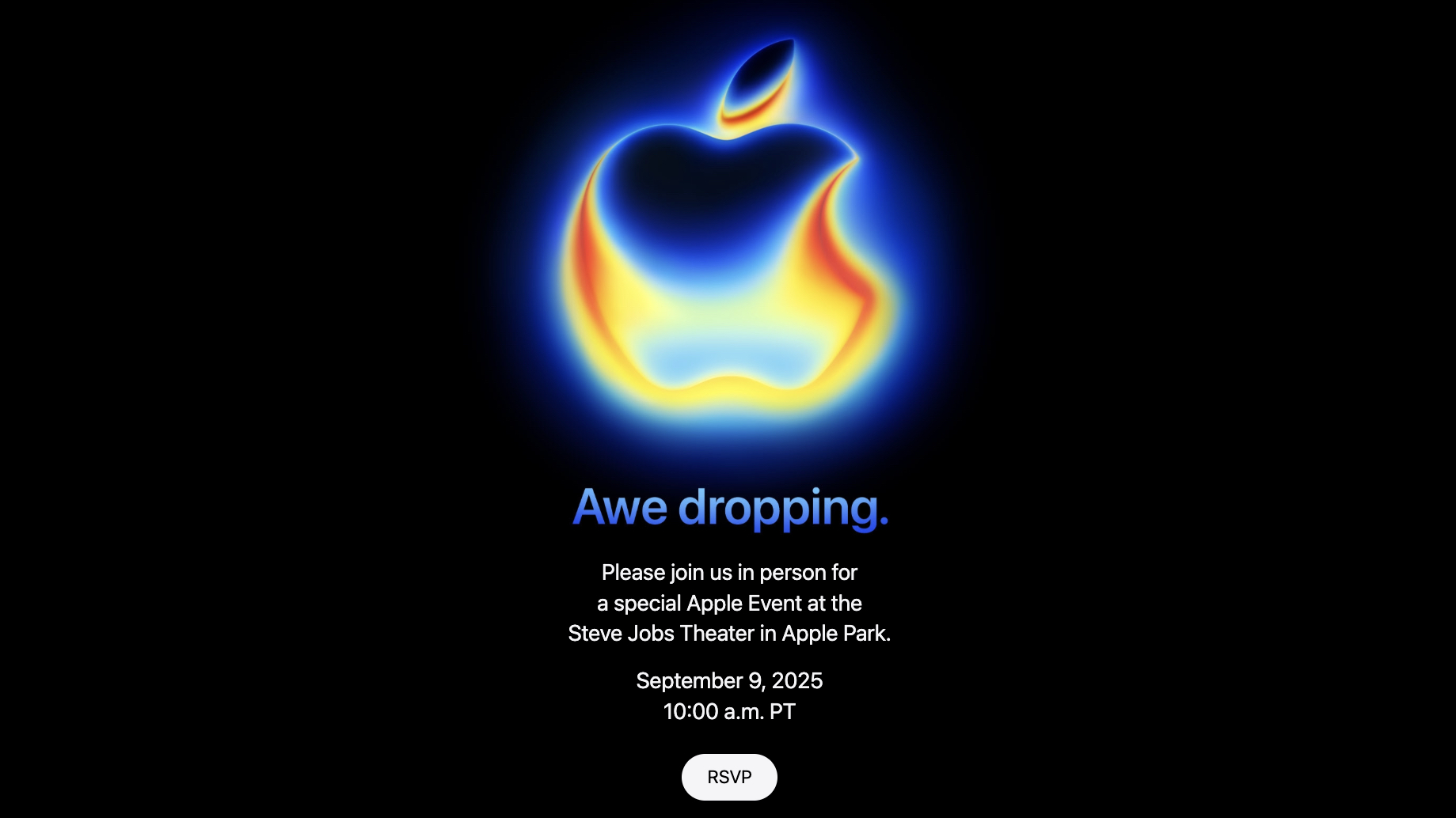Apple Event September 9 2025 Invite