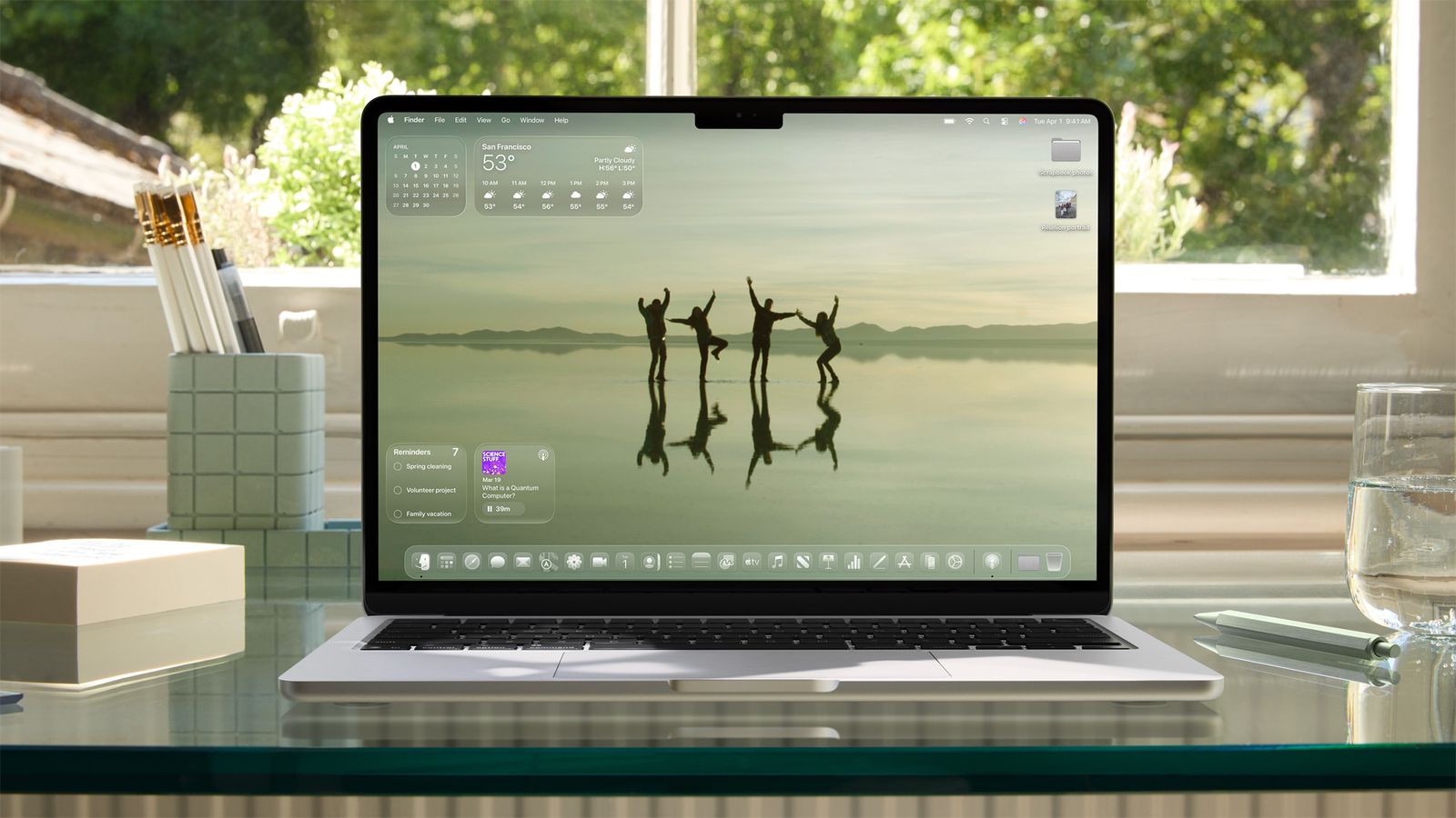 Apples own press images champion a desktop devoid of color making it tricky to distinguish between a row of “etched...