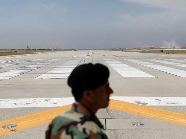 runway is seen at bagram us air base after american troops vacated it in parwan province afghanistan july 5 2021 reuters