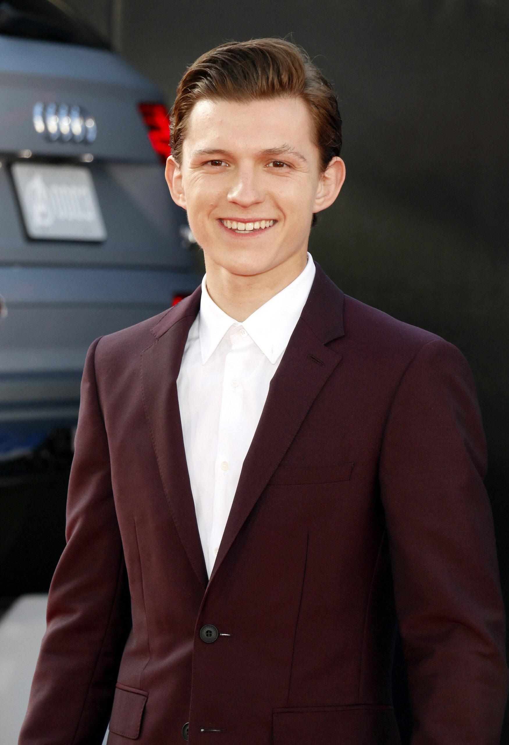 Tom Holland at World premiere of