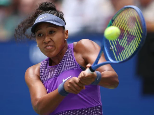 naomi osaka delivered a statement win at the us open by thrashing home favourite coco gauff in the last 16 photo reuters