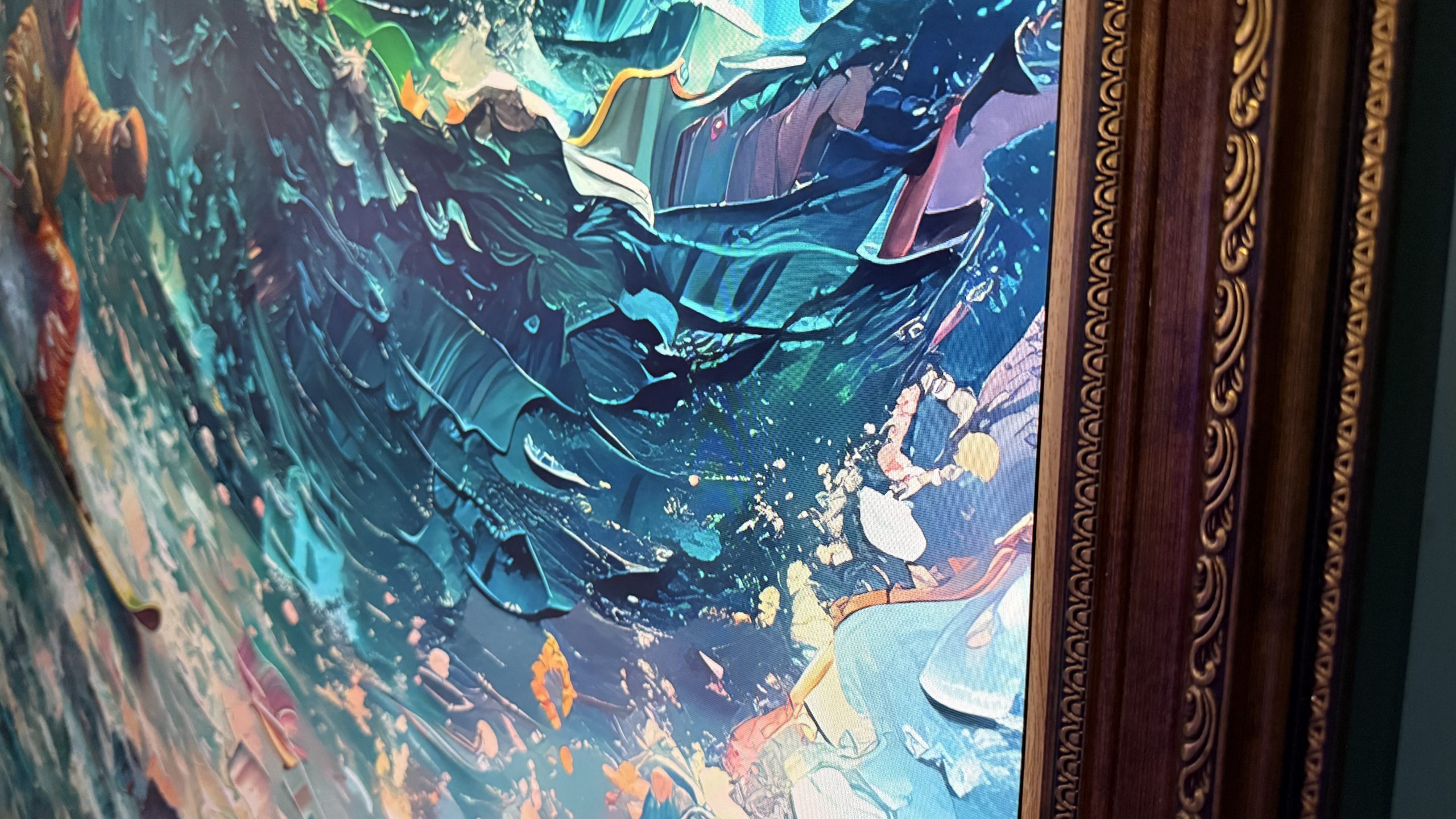 TCL 85-inch art TV at the IFA 2025 tech show