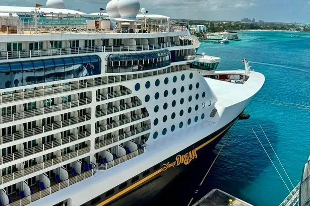 The Disney Cruise ship.