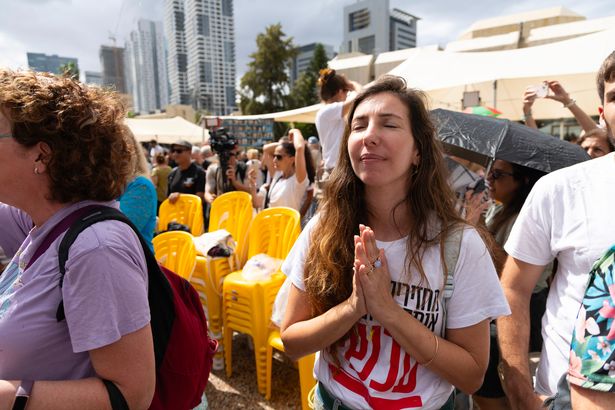 Delighted Israelis are celebrating in Tel Aviv as hostages taken by Hamas gunman are set to be released