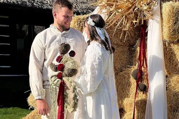 Bohdana Vityaz, 26, and her husband Yarsolav