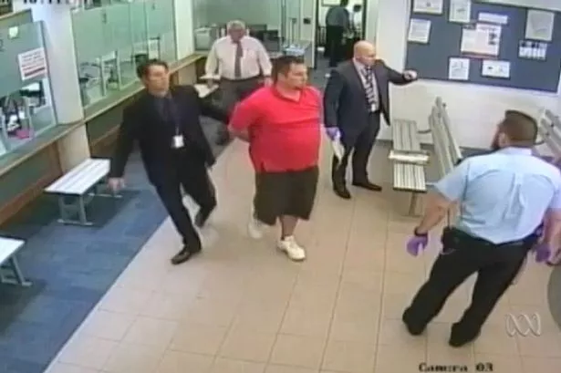 CCTV captured Paul Turner at the Joondalup court complex