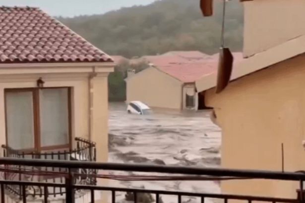 Flooding has swept through villages