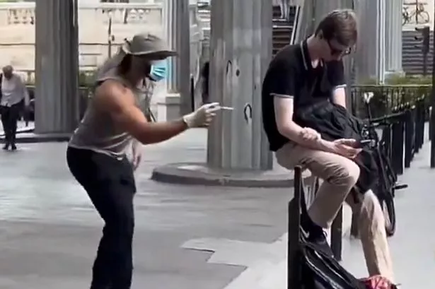 Ilan M., who goes by ‘Amine Mojito’ was jailed for pretending to inject strangers on camera