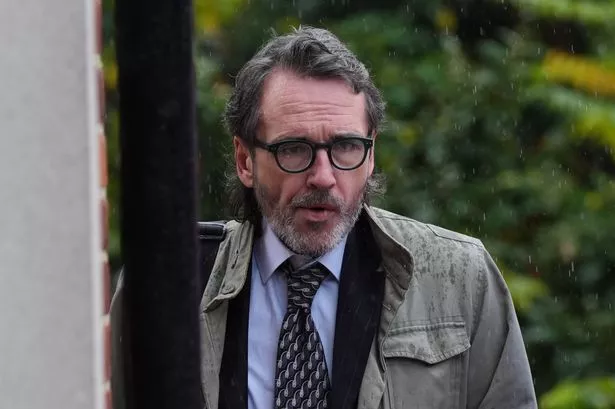 Simon Jones arrives at Uxbridge Magistrates