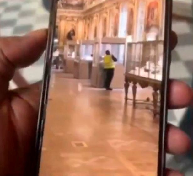 A phone showing the raid
