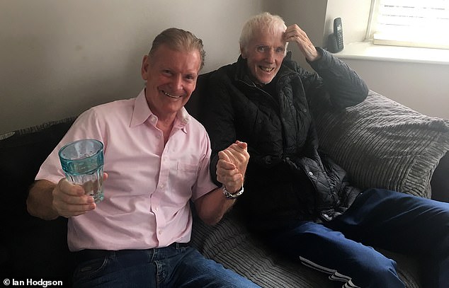 Former QPR star Don Shanks (left) is running the New York marathon in memory of his good friend and former team-mate Stan Bowles (right)
