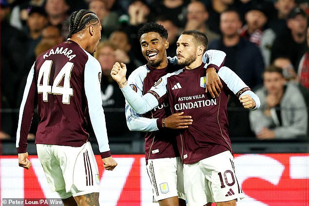 Emi Buendia was on the scoresheet again for Aston Villa as they beat Feyenoord on Thursday