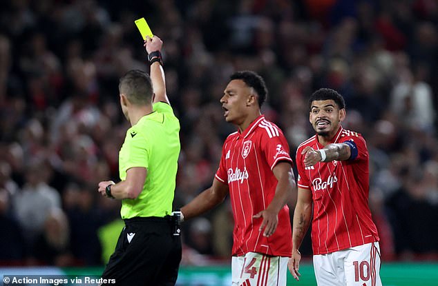 Nottingham Forest were unhappy with the officiating in their 3-2 defeat by FC Midtjylland