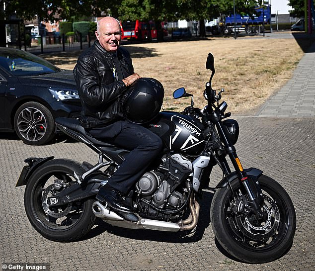 Sense of freedom: Sir Iain Duncan Smith on his Triumph Trident 660