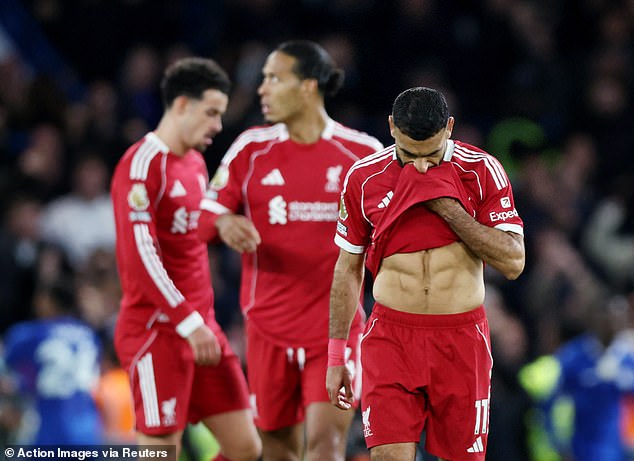 Liverpool slumped to a 2-1 loss at Stamford Bridge on Saturday night, their third defeat in as many games