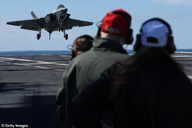 Fighter jets were deployed to intercept four general aviation aircraft that flew over the restricted airspace above Naval Station Norfolk in Virginia on Sunday