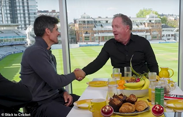 Piers Morgan has apologised to Sir Alastair Cook for his