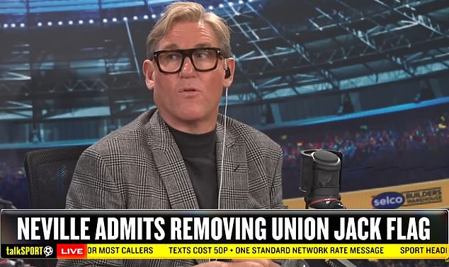 Simon Jordan, above, condemned Gary Neville as a
