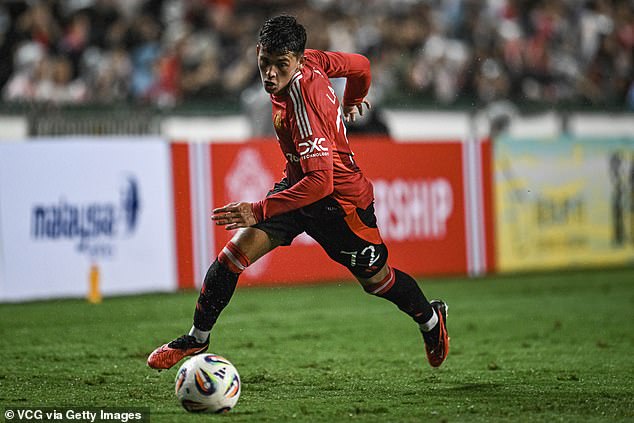Manchester United wonderkid Shea Lacey was given a chance in England senior training