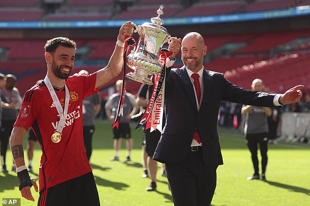 Erik ten Hag extended his deal after winning the FA Cup in May...and was sacked in October