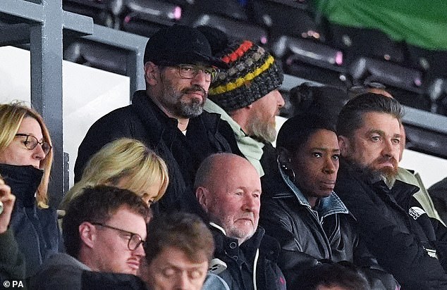 Mark Bellingham and his wife Denise were pictured watching son Jobe in action at Pride Park, Derby, on Monday night after deciding to end their 20-year marriage